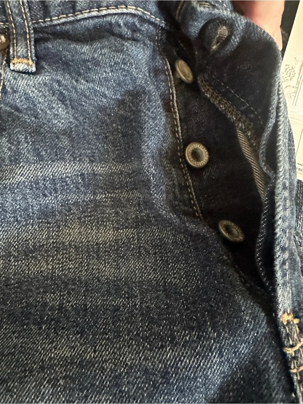 Moussy Vintage Widstoe Wide Straight Distressed Denim Jeans NWT Size 27 Women's - Picture 8 of 8